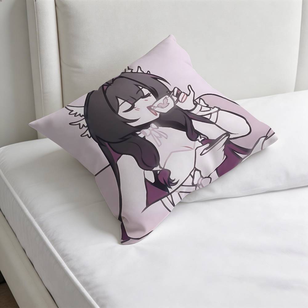 GGenshin Columbina Impact Square Pillow Case Soft Decorative Throw Pillow Cover for Home Sofa Bed