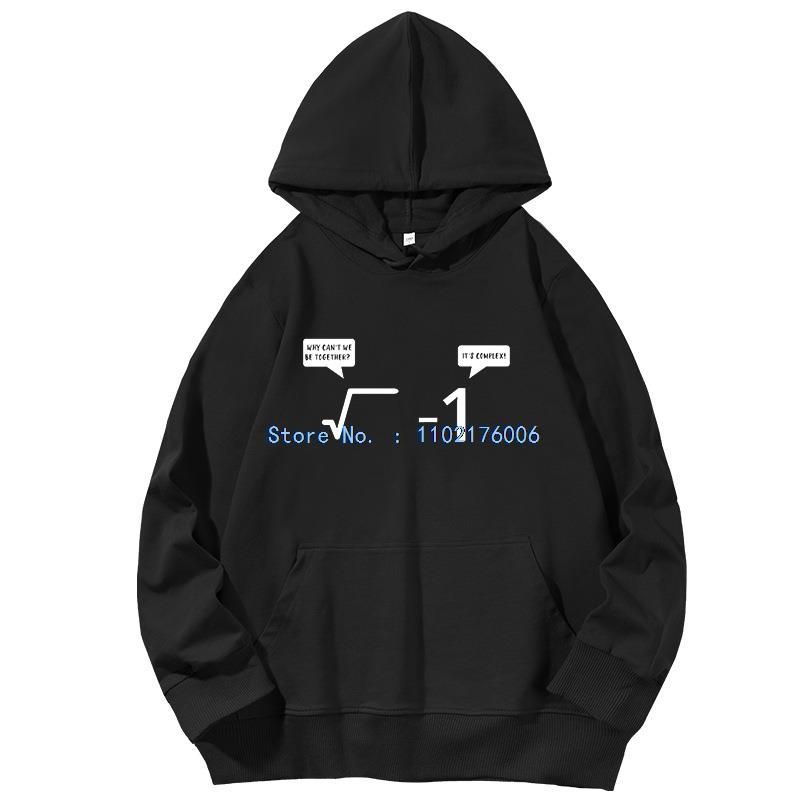 Complex Formula For Love Math Funny Printed Sweater Graphic Hooded Sweatshirts Cotton Unisex Essentials Pullover Hoodies