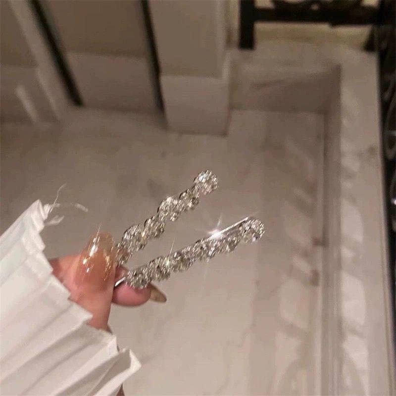 Sunflower Hair Clip, Straight Clip, Fringe Clip, Water Diamond, Sweet and Cool Fairy Charm, Side Clip Hair Clip Decoration