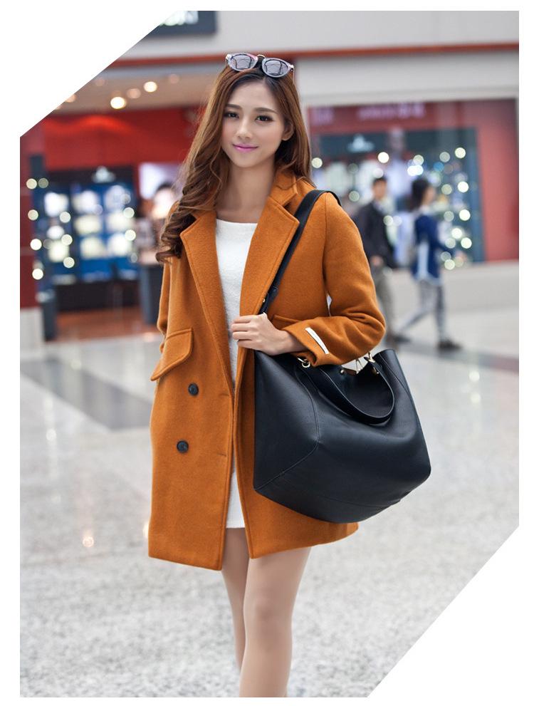 Borsa a Tote Trendy da Donna 2020 a Grande Capacità con Fibbia Magnetica per Mamma e Bambino