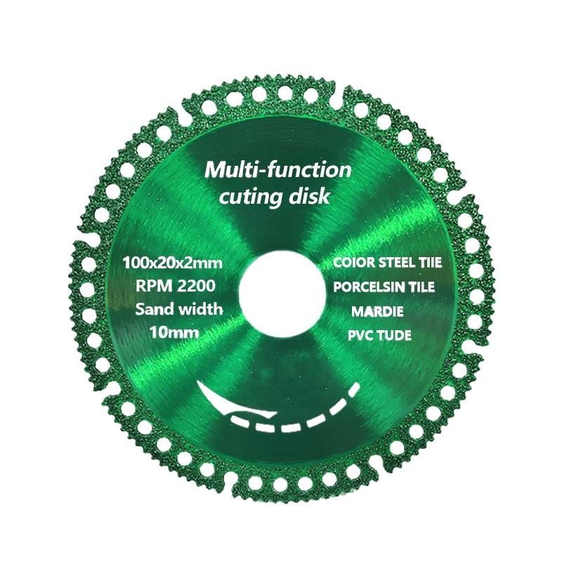 1/3/5Pcs 6 In 1 Saw Blade Cut Off Wheels - Metal Iron Steel Rock Slab Marble Cutting Disc, Multipurpose Cutting Tool