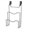 Pot Lid Rack Punch-Free Door Back Type Moisture-proof Stainless Steel Frame Shelf Wall Mounted Chopping Board Drain Rack