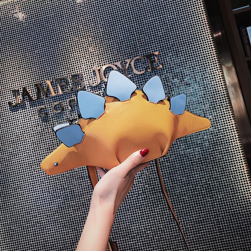 Bag Women 2025 New Summer and Korean Edition Cartoon Cute Unique Styling Dinosaur Creative Personality Shoulder Crossbody Bag
