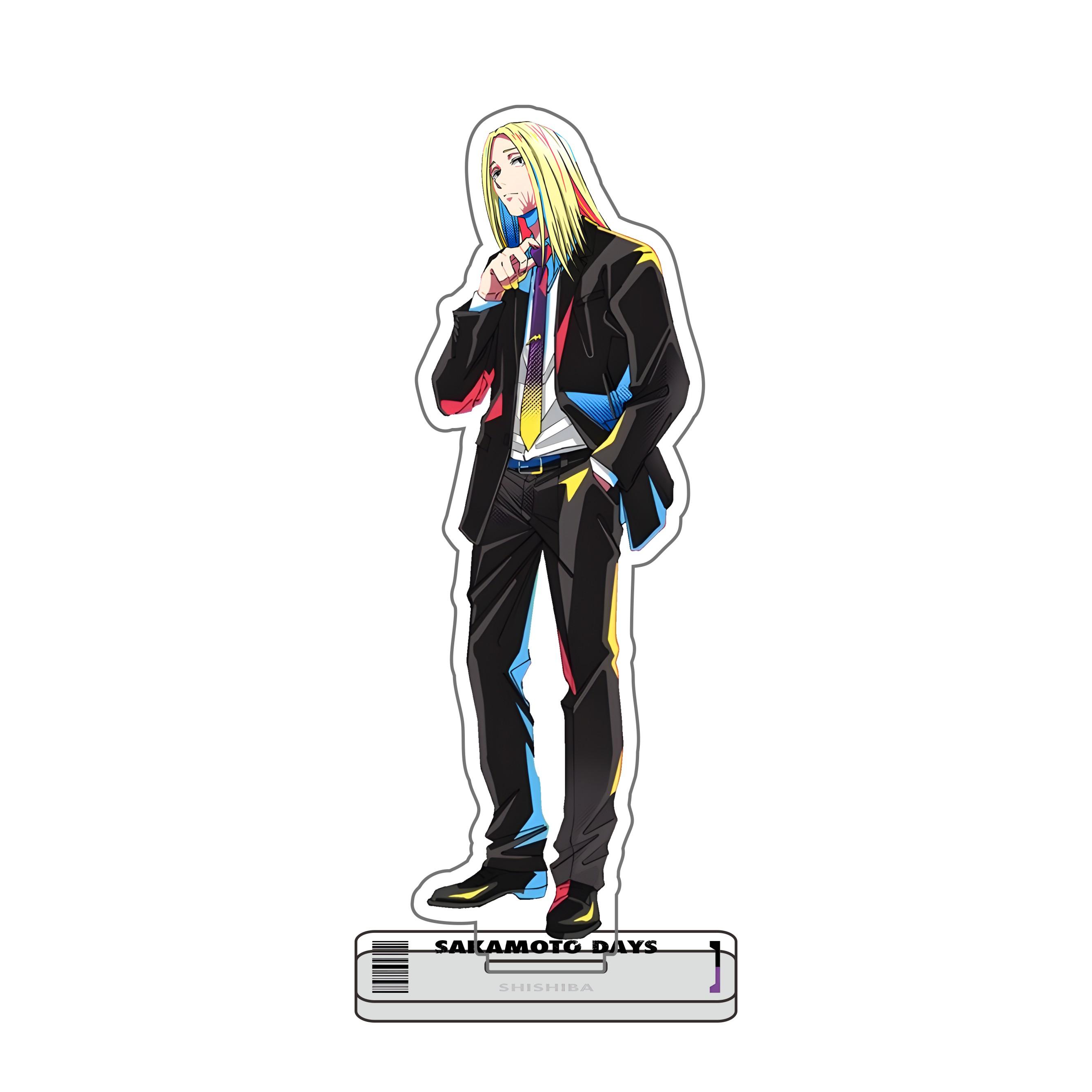 

Anime Sakamoto Days Acrylic Figures Stand Model Plate Cartoon Display Decor Desktop Chain Fan Gift For Friends Decoration 15 cm