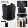 Rotating Disposable Cup Holder Organizer 360 Degree Swivel Storage Rack for Office Kitchen Countertop Space Saving