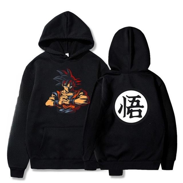 

DragonBalls Goku Spring Autumn Hoodie Fashionable Comfortable Warm Sports Men s Casual Outdoor Hoodie 2XL чорний