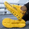Men's Flying Woven Lightweight Breathable Comfortable Sneakers Men's Fashion Sneakers, Large Size Men's Shoes