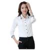 Versatile Korean Style Women's Chiffon Long-Sleeve Casual Loose Plus Size Shirt for Spring/Summer Fashion