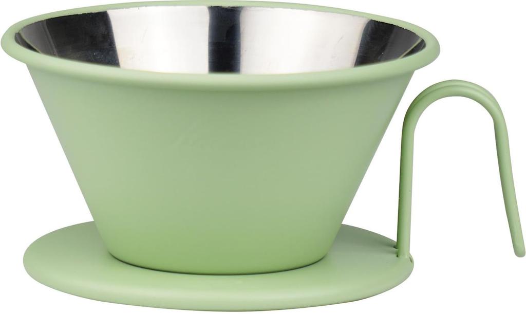 Kalita [Earth Series] MORI Coffee Dripper Wave Series Stainless Steel, Serves 2-4, WDS-185, Earth Series, Handcrafted by Mori Tsubame Artisans, Made