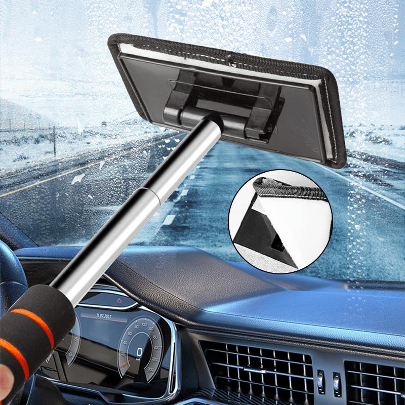SEAMETAL 1pc Car Windshield Cleaning Brush with Long Handle Wiping Tool for Cleaning and Protecting Windshield