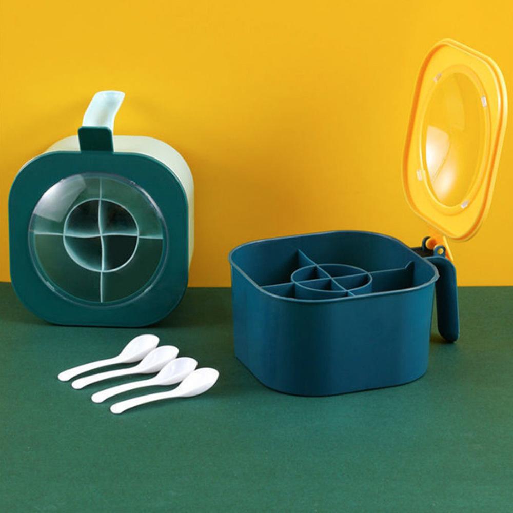 Household Which Is Very Convenient To Use Divided Into 4 Compartments For Easy Storage Of Seasoning Beautiful And Practical