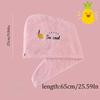 1pc Quickly Dry Hair Hat Super Absorbent Soft Bathroom Women Head Towels Girls Cute Hair Towel Hair Dry Wrap Bonnets