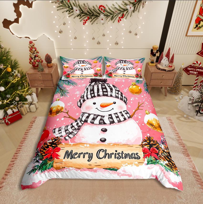 Comforter Homewish Merry Christmas Festival Xmas For Kids Bedding Sethappy New Year Decor