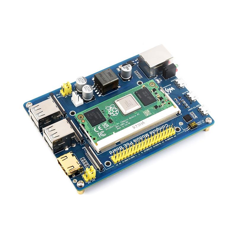 Raspberry Pi CM4S/CM3 Kit with Multi-Interface Expansion & PoE