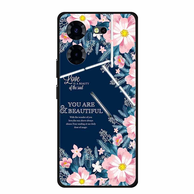 Luxury Case For Tecno Pova 5 Pro 5G TPU Soft Silicone Back Cover for Tecno Pova5 Pro 2023 LH8n Phone Cases Cute 6.78" New etui
