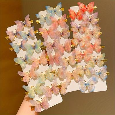 Sweet Girl Butterfly Hairpins That Do Not Hurt Hair, Super Nice and Cute Hairpins