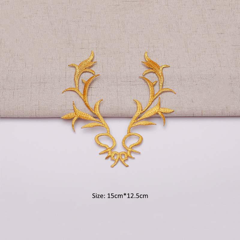 Diy Garment Decorative Hotfix Accessories Patch Sticker Embroidery Costume Dress Bag Hat Edge Embellished Iron-on Applique Patch