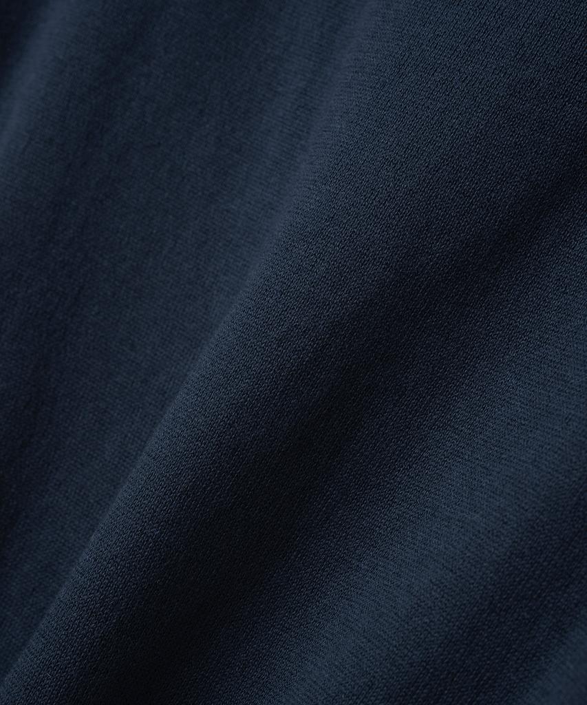 KNITTED (W) Cotton Logo Ringer Knit Navy
