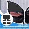 Shades For Car Window Suction Cup Car Shade Bocker UV Protection Shield Cover Breathable Privacy Screen Cooling For Electric