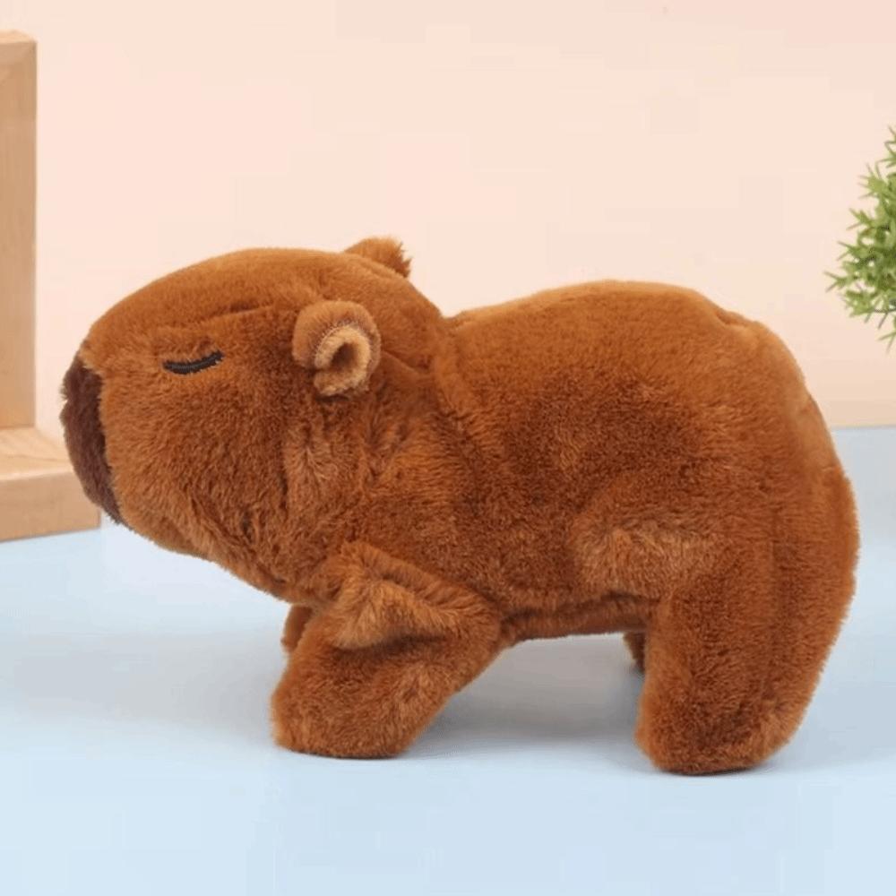 Can Walking Electronic Plush Capybara Toy Walk Squeak Capybara Action Figure Kids Girl Boy
