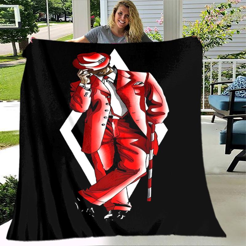 1pc Blanket Kappa Alpha Psi logo Print Design, Lightweight Blanket for Sofa, Bed- Soft &Warm, Gift for All Seasons like Christmas, Halloween