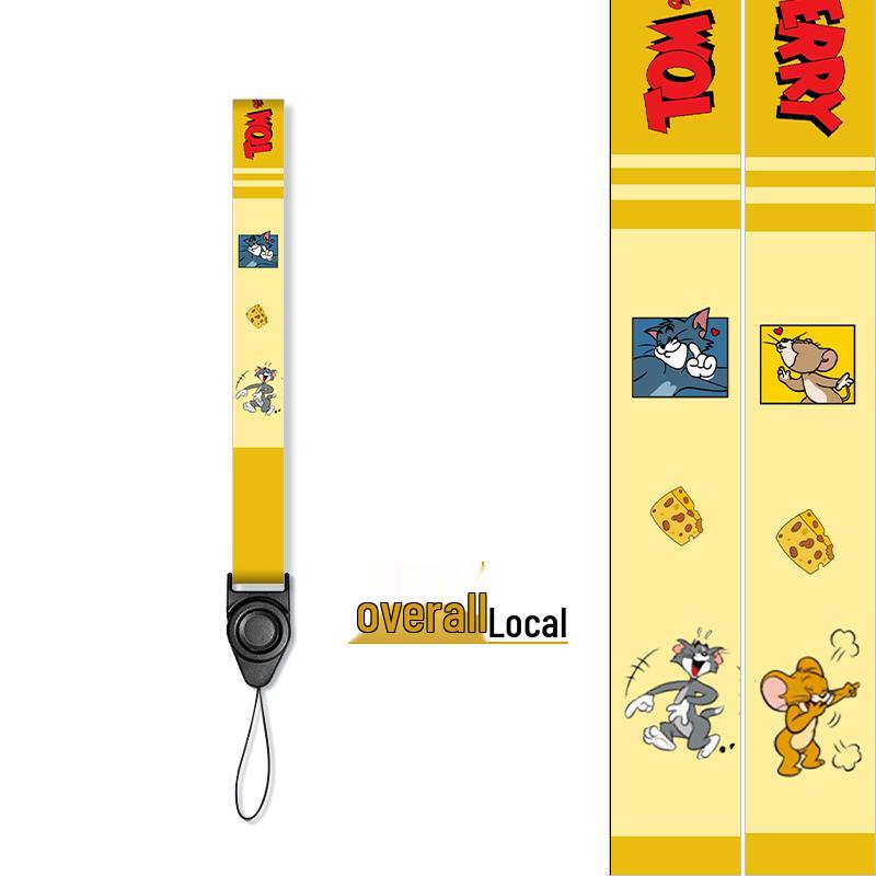 Creative Personalized Multifunctional Black Lanyard with Separate Card Holder for Employee ID Badges.