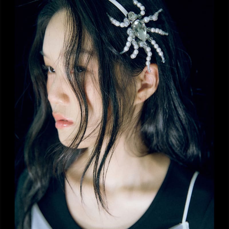 

LOVUEE Повязка на голову Паук Белая White