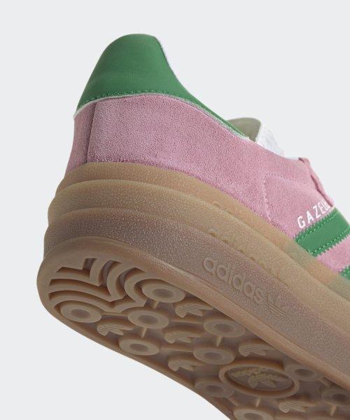 [Adidas] Gazelle Bold - Pink:Green IE0420