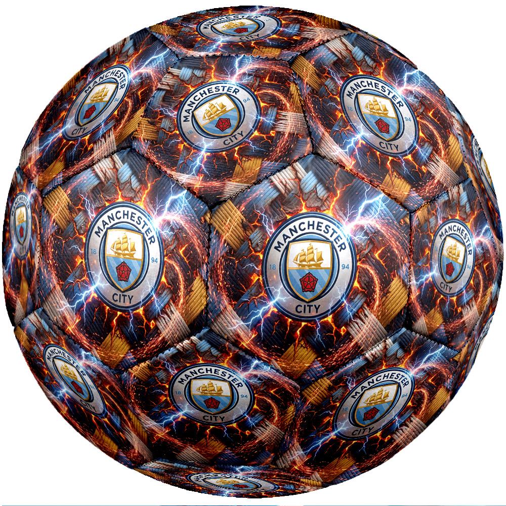 Pallone da calcio tema Manchester City Taglia 5 Pallone da calcio Tocco Morbido Pallone da calcio professionale per allenamento per sport all'aperto
