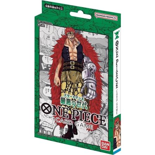 

BANDAI ONE PIECE Карточная игра Стартовый набор Худшее поколение [ST-02]