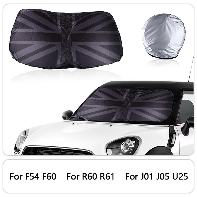 Car Front Window SunShade Cover Blocks UV Reflector For Mini Cooper One R50 R53 R56 R60 F55 F56 R58 R59 Windshield Sunshade