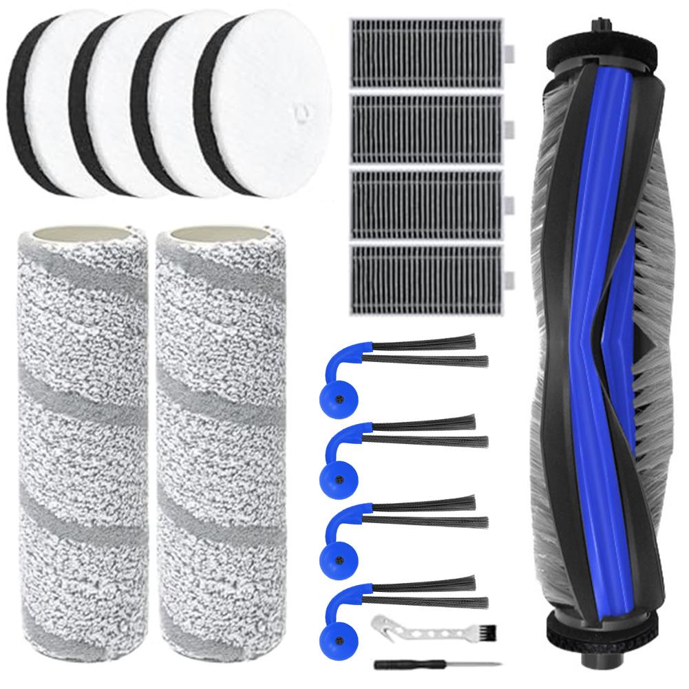 1set Roller Brush Accessories For ECOVACS For Deebot X11 For OmniCyclone/X11 Pro/X11 Pro For Omni/X11/X11 Famille Vacuum Cleaner