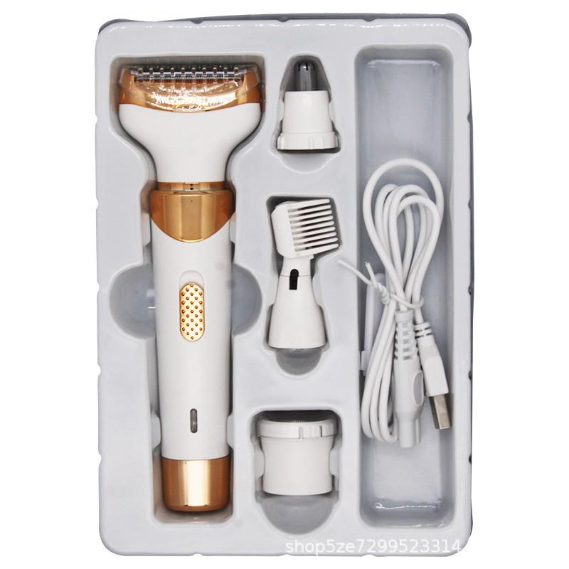 Women's 4-in-1 Painless Electric Shaver with USB Charging