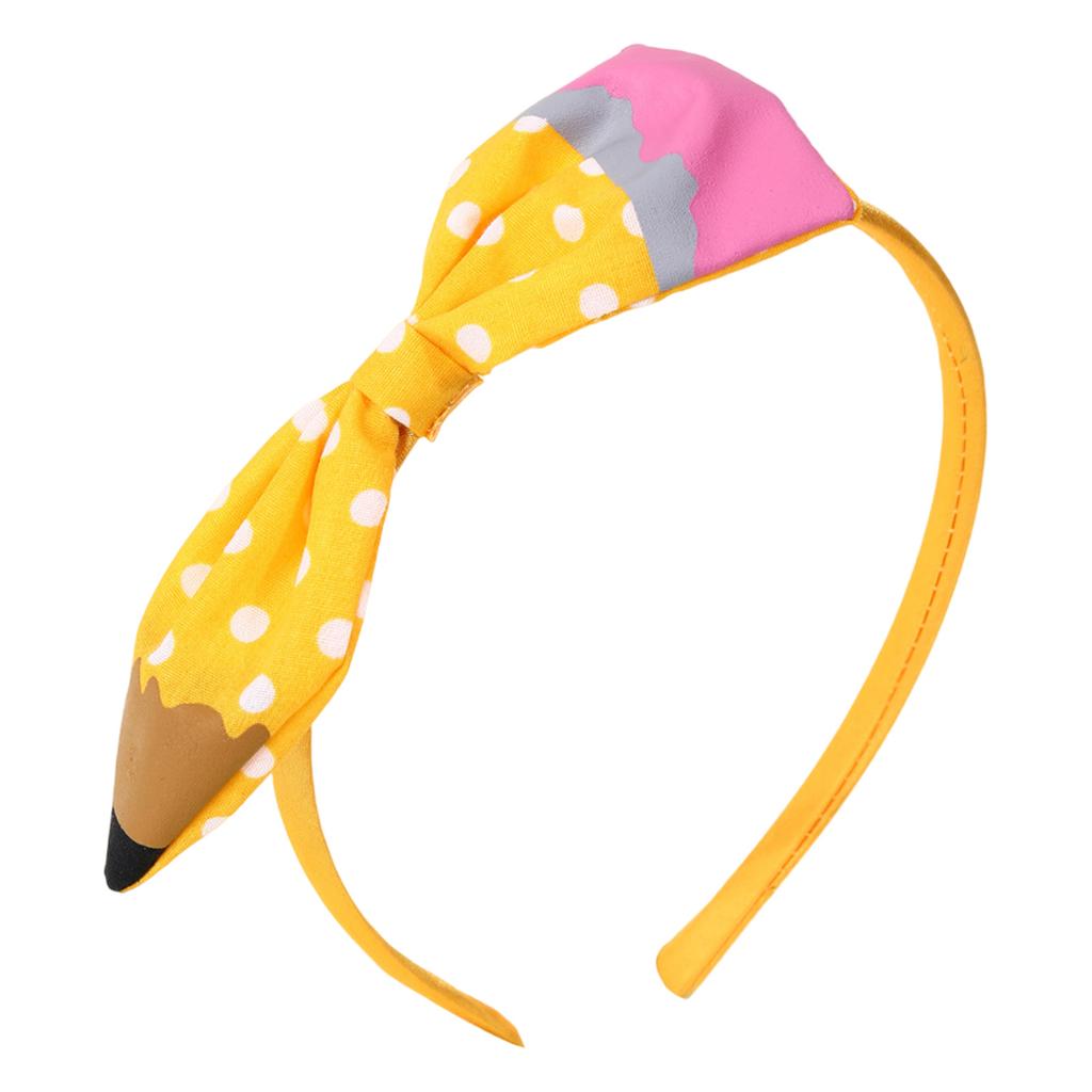 Eye Catching Polka Dot Fabric Hair Clip Soft Comfortable Back to School Headband Headpieces Fashion Accessory for Women