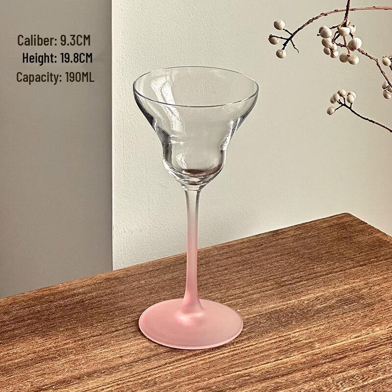 ZISIZ Premium Purple Stemmed Glass