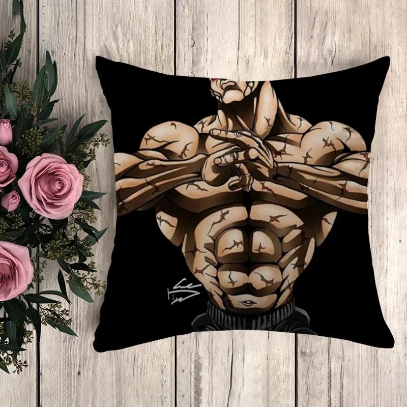Kissen Baki Hanma Dekorative Kissenhülle Dekor Kissenbezüge für Kissen x Kissenbezüge Autodekoration Kissenbezüge Sofa