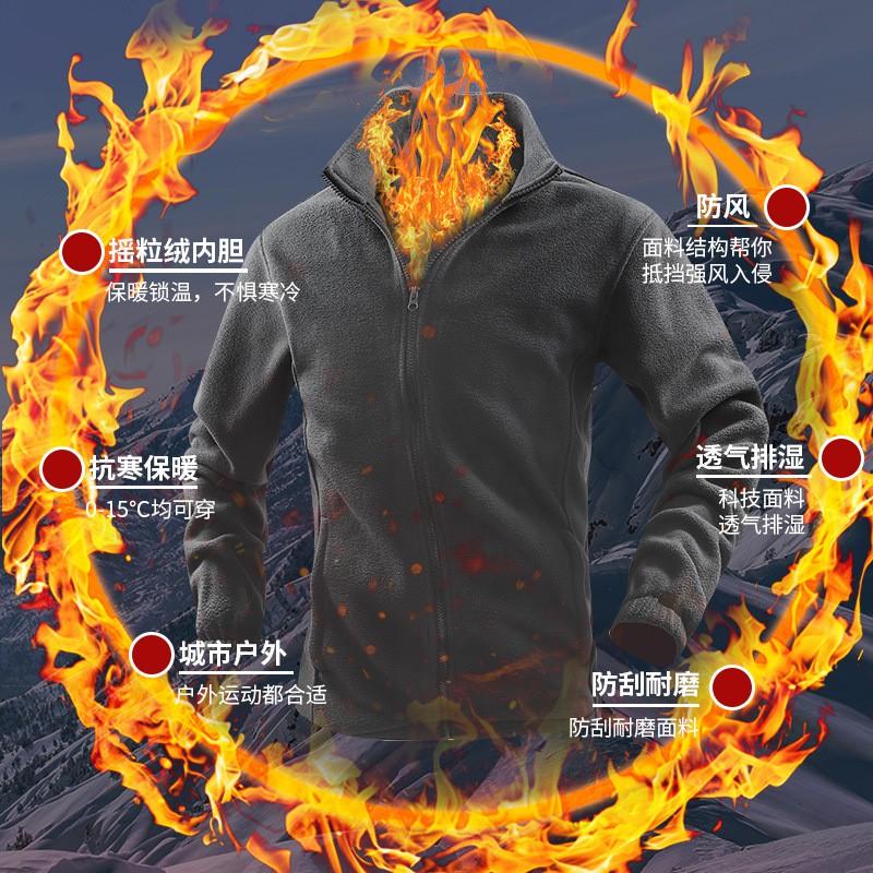 Set Giacca Invernale 3-in-1 da Uomo Con Fodera in Pile Rimovibile Guscio Esterno Impermeabile Antivento Caldo Coppie