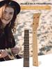 23/26 Inch Ukulele Neck Fretboard DIY Accessories Fretboard Fingerboard Neck for Stringed Instruments Musical Neck Fretboard Set