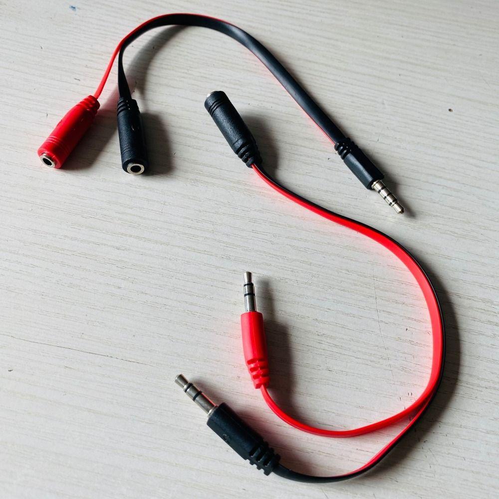 1 Male To 2 Female 3.5 Jack Audio Splitter Cable   for Headphone/Earphone/ Computer/