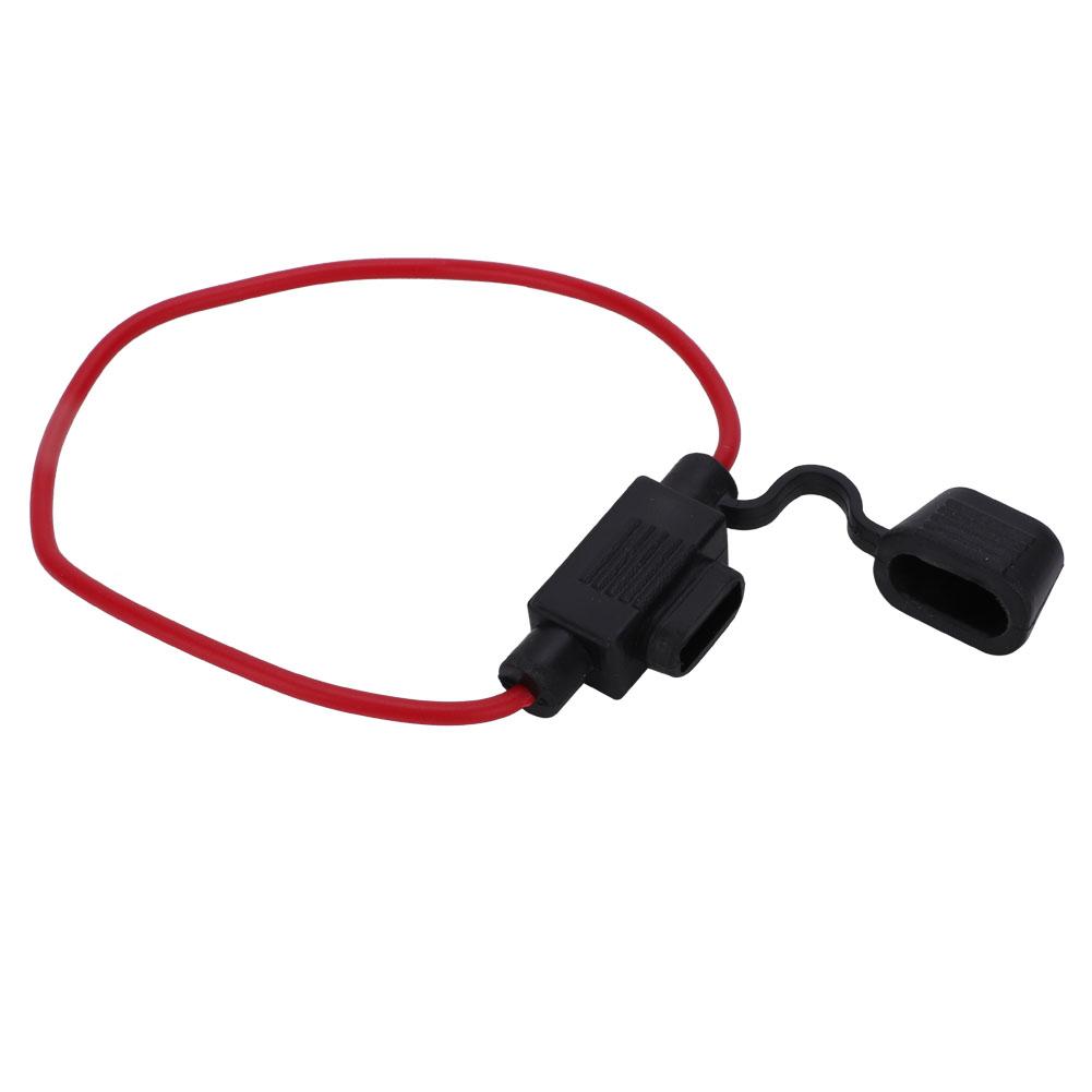 Small Size 5pcs In Line Fuse Holder 5pcs ATC ATO Blade Fuse For Car Boat RV (3A Blade Fuse)