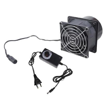 Ventilador de Extracción de Ventilación 12V 81CFM 5700RPM Controladores de Velocidad Construcción Silenciosa Ventilador en Línea para Conductos Para Sistemas de Intercambio de Aire