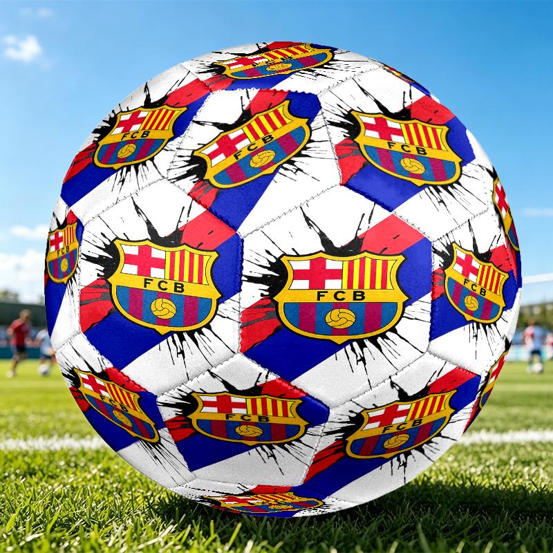 1 Stück Fußballverein-Thema Fußball, Größe 5 Fußball, Outdoor Athletik-Trainingsball, Einzigartiger Stil, Exquisites Weihnachtsgeschenk
