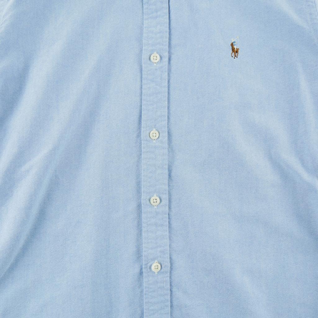Zweites Leben - Klassisches Damenhemd unifarben Blau - Ausgezeichneter Zustand