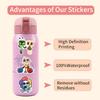 110 Dandys World Graffiti Stickers Scooter Laptop DIY Cartoon Stickers