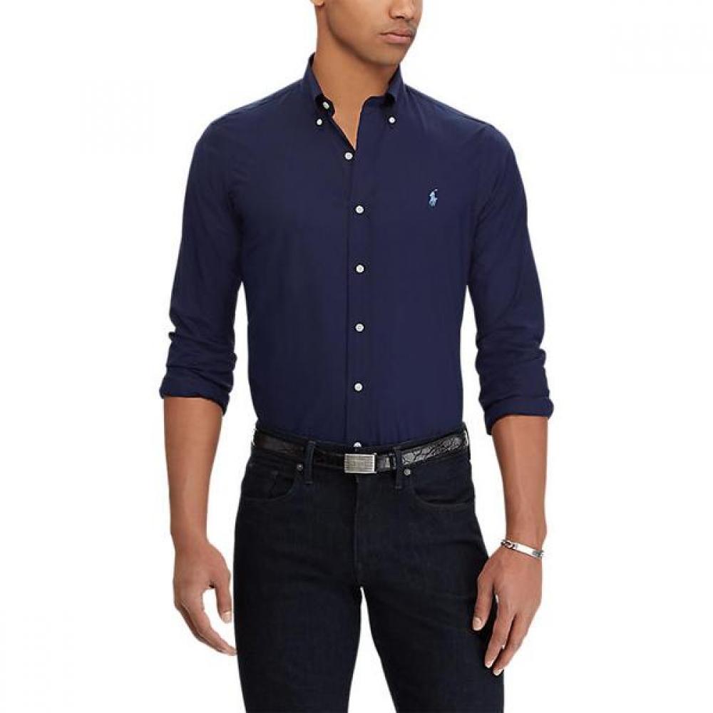 Polo Ralph Lauren Mens Classic Fit Stretch Poplin Shirt  Mnpowov16823574410 