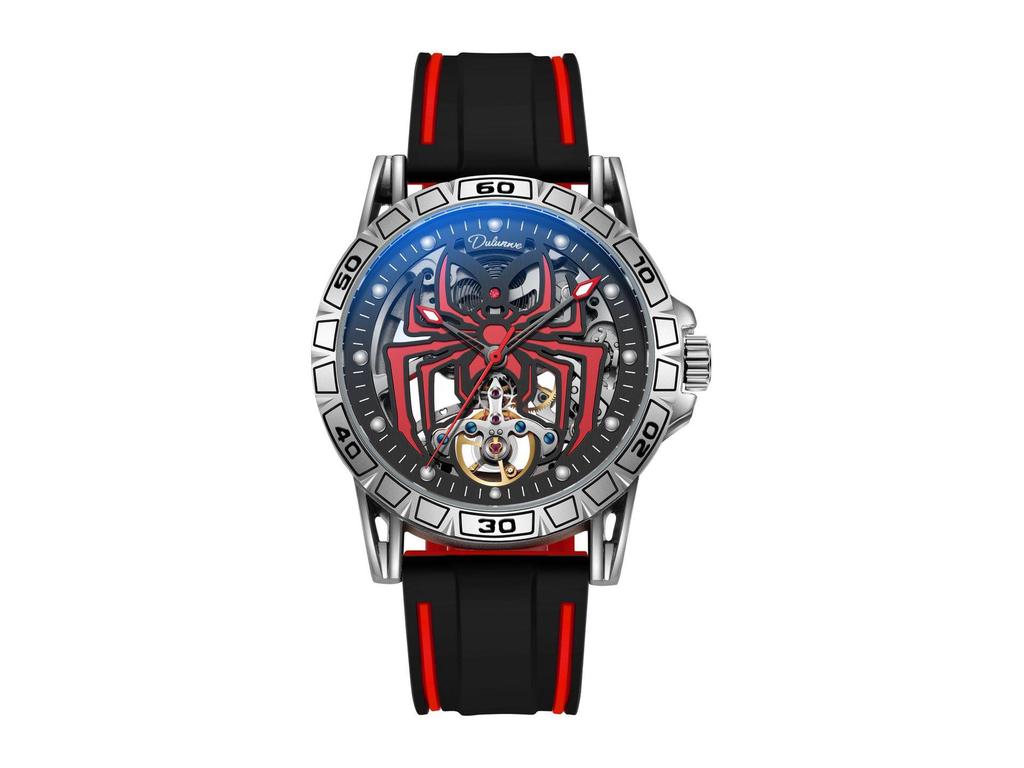 Durenwei Automatic Flywheel Men's Waterproof Luminous Spider Concept Watch