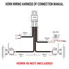 12V 40A Horn Cable Relay For Grille Mount Blast Tone Horns Motorcycle Horn Wire Wiring Harness Kit Car Truck Relay Fuse