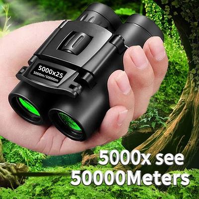 5000x25 50000m Zoom BAK4 HD Telescope Professional Powerful Binoculars Long Range Portable Monocular Optics For Camping Outdoor Activity