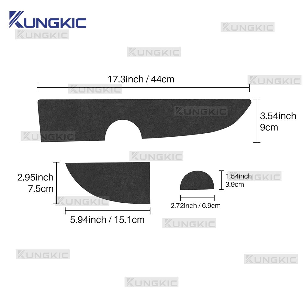 Top Suede Sticker For Fiat 500 2008-2025 Abarth 595/695 2012-2025 LHD RHD Car Copilot Passenger Box Interior Trim Accessories