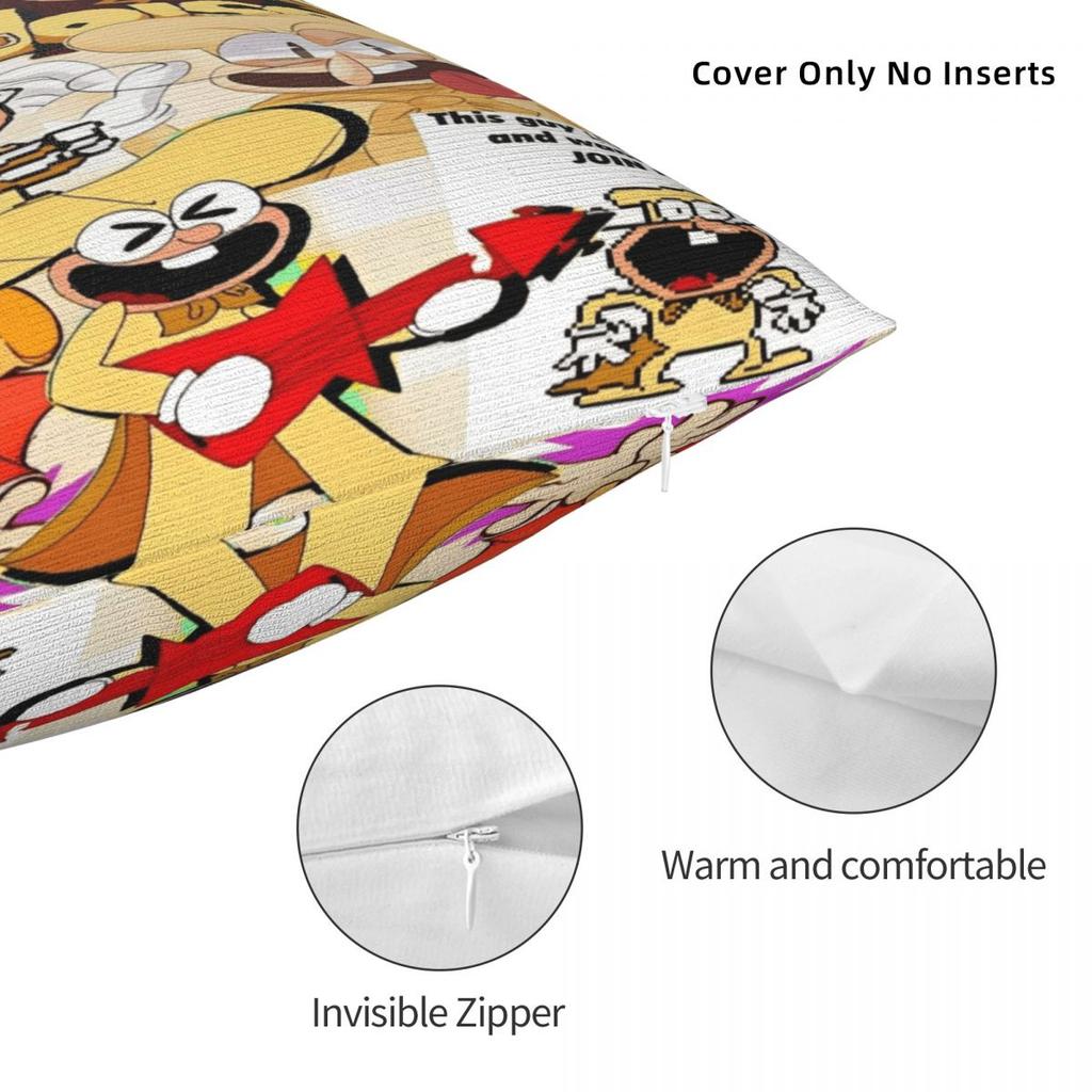 Pizza Tower Game Lover Pillowcase Product Printing Cushion Cover Pillow Covers Chair Decorations Zipper Multiple Sizes